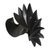 Wood sculpture, 'Black Spider Conch' - Signed Balinese Suar Wood Sea Shell Sculpture (image 2e) thumbail
