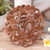 Wood relief panel, 'Wangi Om' - Handcrafted Wood Floral Om Relief Panel from Bali thumbail