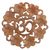 Wood relief panel, 'Wangi Om' - Handcrafted Wood Floral Om Relief Panel from Bali (image 2a) thumbail