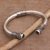 Citrine cuff bracelet, 'Shared Memories' - Citrine and Sterling Silver Cuff Bracelet from Bali thumbail