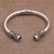 Citrine cuff bracelet, 'Shared Memories' - Citrine and Sterling Silver Cuff Bracelet from Bali (image 2b) thumbail