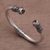 Citrine cuff bracelet, 'Shared Memories' - Citrine and Sterling Silver Cuff Bracelet from Bali (image 2c) thumbail