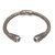 Blue topaz cuff bracelet, 'Naga Swirls' - Blue Topaz Braid Motif 925 Silver Cuff Bracelet from Bali (image 2a) thumbail