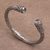 Blue topaz cuff bracelet, 'Naga Swirls' - Blue Topaz Braid Motif 925 Silver Cuff Bracelet from Bali (image 2b) thumbail