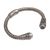 Blue topaz cuff bracelet, 'Naga Swirls' - Blue Topaz Braid Motif 925 Silver Cuff Bracelet from Bali (image 2d) thumbail