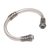 Blue topaz cuff bracelet, 'Floral Grace' - Blue Topaz and 925 Silver Shining Cuff Bracelet from Bali (image 2e) thumbail