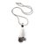Labradorite and amethyst pendant necklace, 'Beautiful Vines' - Labradorite and Amethyst Vine Pendant Necklace from Bali (image 2d) thumbail