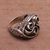 Sterling silver cocktail ring, 'Breezy Songket' - Sterling Silver Spiraling Cocktail Ring from Bali thumbail