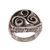 Sterling silver cocktail ring, 'Breezy Songket' - Sterling Silver Spiraling Cocktail Ring from Bali (image 2d) thumbail