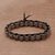 Sterling silver beaded stretch bracelet, 'Dotted Vases' - Sterling Silver Beaded Stretch Bracelet from Bali (image 2b) thumbail