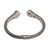 Cultured pearl cuff bracelet, 'Shrine' - Handcrafted Cultured Pearl and Sterling Silver Cuff Bracelet (image 2d) thumbail