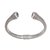 Amethyst cuff bracelet, 'Bali Charm' - Sterling Silver and Amethyst Cuff Bracelet from Indonesia (image 2a) thumbail