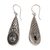 Blue topaz dangle earrings, 'Sparkling Delight' - Handcrafted Blue Topaz and Sterling Silver Dangle Earrings (image 2d) thumbail