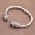 Blue topaz cuff bracelet, 'River Pebbles' - Blue Topaz Pebble Motif Cuff Bracelet from Bali (image 2c) thumbail