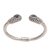 Blue topaz cuff bracelet, 'River Pebbles' - Blue Topaz Pebble Motif Cuff Bracelet from Bali (image 2d) thumbail