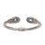 Blue topaz cuff bracelet, 'River Pebbles' - Blue Topaz Pebble Motif Cuff Bracelet from Bali (image 2e) thumbail