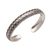 Sterling silver cuff bracelet, 'Shrine Bubbles' - Sterling Silver Circle Motif Cuff Bracelet from Bali (image 2d) thumbail