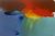 'Twilight' - Original Abstract Sunset Painting in Primary Tones from Java thumbail