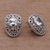 Blue topaz and gold accent drop earrings, 'Luxurious Swirls' - Blue Topaz Gold Accent and Sterling Silver Drop Earrings (image 2c) thumbail