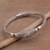Sterling silver pendant bracelet, 'Turtle Shell' - Artisan Crafted Sterling Silver Pendant Bracelet from Bali thumbail