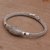Sterling silver pendant bracelet, 'Turtle Shell' - Artisan Crafted Sterling Silver Pendant Bracelet from Bali (image 2b) thumbail
