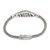 Sterling silver pendant bracelet, 'Turtle Shell' - Artisan Crafted Sterling Silver Pendant Bracelet from Bali (image 2e) thumbail