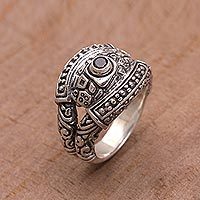 Garnet cocktail ring- ’Watchful’ (Indonesia) Garnet cocktail ring- ’Watchful’ (Indonesia)