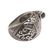 Garnet cocktail ring, 'Songket Synergy' - Garnet and 925 Silver Songket Cloth Cocktail Ring from Bali (image 2a) thumbail