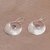 Amethyst dangle earrings, 'Barong's Flowers' - Floral Amethyst and Silver Dangle Earrings from Bali (image 2c) thumbail