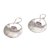 Amethyst dangle earrings, 'Barong's Flowers' - Floral Amethyst and Silver Dangle Earrings from Bali (image 2d) thumbail