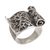 Sterling silver cocktail ring, 'Magic Scroll' - Sterling Silver Scroll Cocktail Ring from Bali (image 2a) thumbail