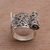 Sterling silver cocktail ring, 'Magic Scroll' - Sterling Silver Scroll Cocktail Ring from Bali (image 2b) thumbail
