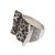 Sterling silver cocktail ring, 'Magic Scroll' - Sterling Silver Scroll Cocktail Ring from Bali (image 2d) thumbail