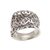 Sterling silver cocktail ring, 'Curling Scroll' - Artisan Crafted Sterling Silver Scroll Ring from Bali (image 2a) thumbail
