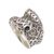 Sterling silver cocktail ring, 'Curling Scroll' - Artisan Crafted Sterling Silver Scroll Ring from Bali (image 2e) thumbail