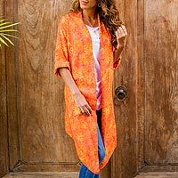 Rayon batik jacket,