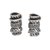 Sterling silver button earrings, 'Ancient Scrolls' - Sterling Silver Scroll Button Earrings from Bali (image 2a) thumbail