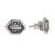 Sterling silver button earrings, 'Charming Bedeg' - Cultural Sterling Silver Button Earrings from Bali (image 2c) thumbail