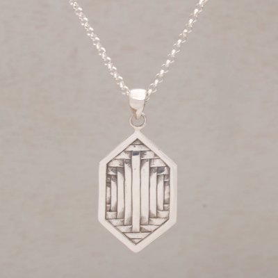 Sterling silver pendant necklace, Charming Bedeg