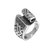 Sterling silver cocktail ring, 'Bali Scroll' - Sterling Silver Scroll Cocktail Ring from Bali (image 2e) thumbail