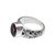 Amethyst single stone ring, 'Grow On' - Faceted Oval Amethyst Single Stone Ring from Bali (image 2e) thumbail