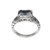 Blue topaz single stone ring, 'Padang Galak Beauty' - Faceted Blue Topaz Single Stone Ring from Bali (image 2d) thumbail