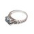 Blue topaz single stone ring, 'Padang Galak Beauty' - Faceted Blue Topaz Single Stone Ring from Bali (image 2e) thumbail