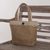 Jute tote bag, 'Malioboro Grove' - Natural Jute Tote Bag with Lace Trim and Coconut Shell (image 2b) thumbail