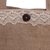 Jute tote bag, 'Malioboro Grove' - Natural Jute Tote Bag with Lace Trim and Coconut Shell (image 2e) thumbail
