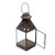 Brass lantern, 'Java Lights' - Small Brass and Glass Tealight Candle Holder Lantern (image 2e) thumbail