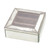 Glass jewelry box, 'Reflected Keeper' - Handmade Glass and Felt Jewelry Box from Java thumbail