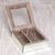 Glass jewelry box, 'Reflected Keeper' - Handmade Glass and Felt Jewelry Box from Java (image 2c) thumbail
