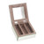 Glass jewelry box, 'Reflected Keeper' - Handmade Glass and Felt Jewelry Box from Java (image 2d) thumbail