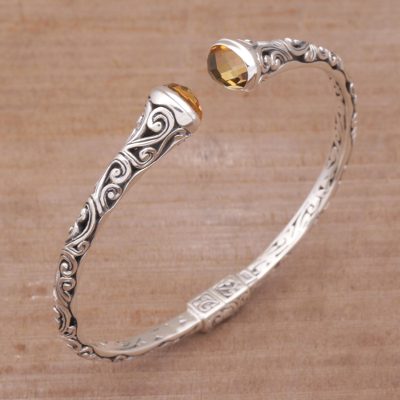 Citrine cuff bracelet, Eden Vines